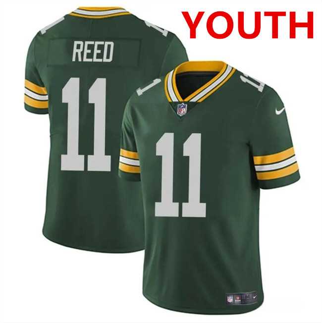 Youth Green Bay Packers #11 Jayden Reed Green Vapor Untouchable Stitched Jersey Dzhi,We sell and wholesale Youth Green Bay Packers #11 Jayden Reed Green Vapor Untouchable Stitched Jersey Dzhi on line form chian!